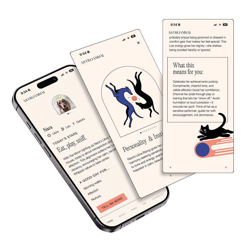 AstroAnimal App Screenshots